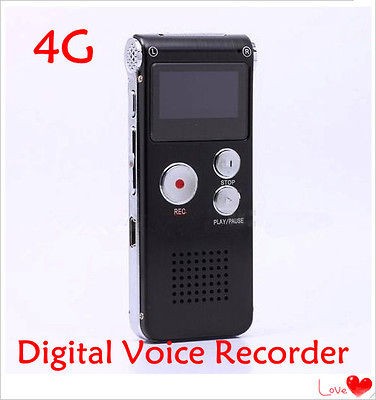 New 4GB Digital Voice Recorder 650Hr Dictaphone  Player 
