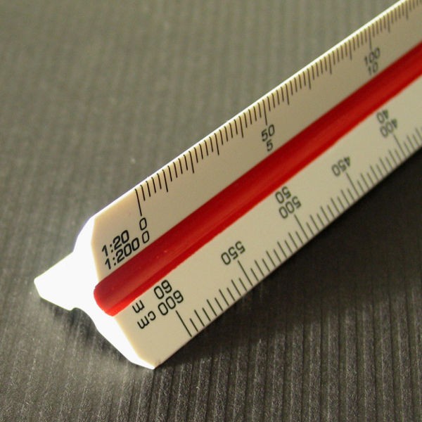 Staedtler Triangular Scale Plastic Engineers Ruler - STD9871934