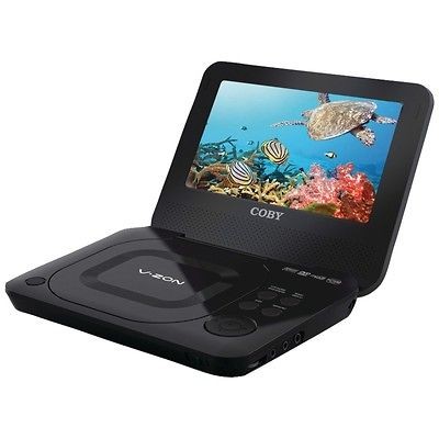 Coby Portable 7 Widescreen TFT LCD Color Screen DVD/CD/ Player 
