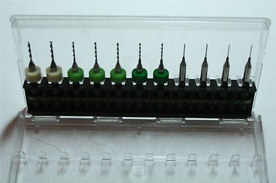 MICRO DRILL SET 0.6 1.0mm PCB DREMEL PRESS BIT NEW