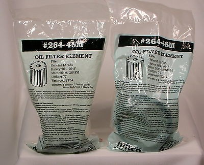 NEW MITCO MFG. OIL FURNACE FILTER ELEMENTS #264 48M FIT GENERAL 