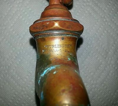 OLD VINTAGE BRASS BURLINGTON MC  ANNA SPECIAL SPIGOT