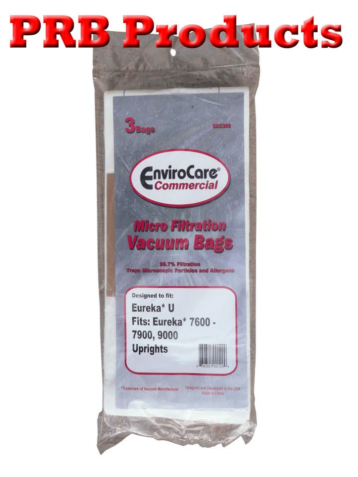   Vacuum Cleaner Bag 54310 Eureka Upright Style U 7900 Series Model