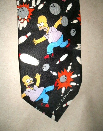 The Simpsons Neck Tie Homer Simpson & Marge Simpson Tie Homer Kiss The 
