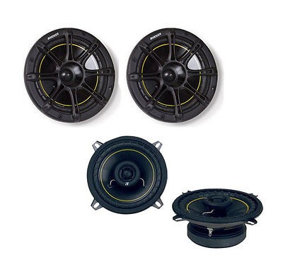 KICKER DS65 6.5 200W 4 Ohm Car Speakers + 2) DS525 5.25 140W Car 