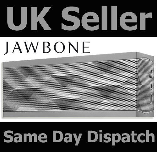 NEW ALIPH JAWBONE GREY HEX JAMBOX WIRELESS BLUETOOTH STEREO SPEAKER