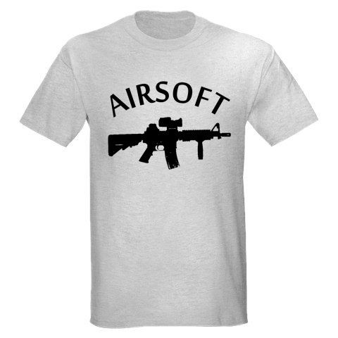 AIRSOFT M4 GUN RIFLE ASSAULT PISTOL FUNNY T SHIRT