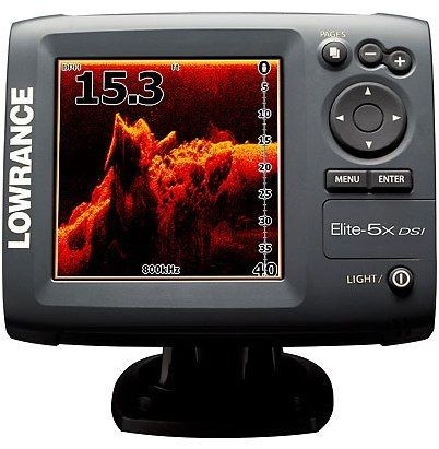 Lowrance Elite 5x DSI Fishfinder w/Transducer   000 10235 001