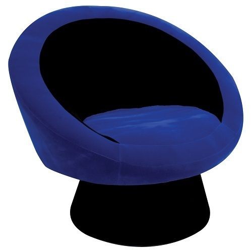 black saucer chair