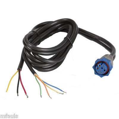 Lowrance Power Cable for HDS 10 HDS 10m HDS 5 HDS 5m HDS 5x HDS 7 HDS 