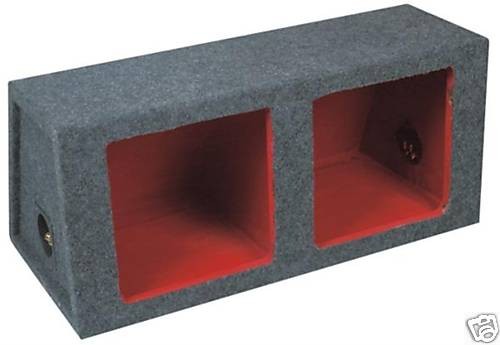 GMI PRO DUAL 12 SEALED KICKER SoloBaric® L7 L5 SQUARE ENCLOSURE BOX