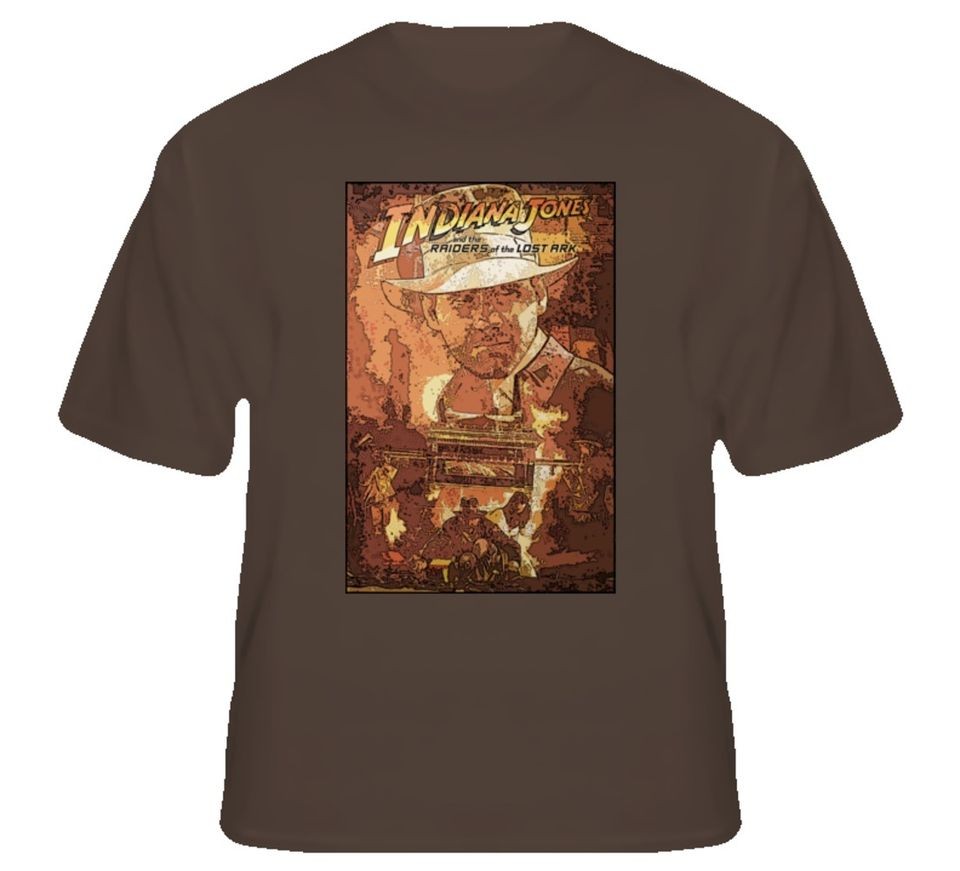 Raiders of the Lost Ark Indiana Jones movie classic fan t shirt