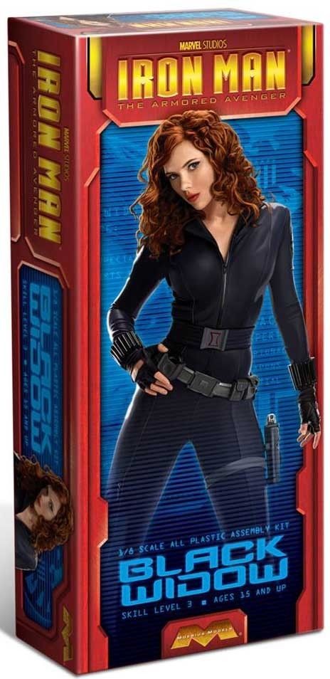 Moebius Marvel Studios BLACK WIDOW model kit from the Iron Man Movie 