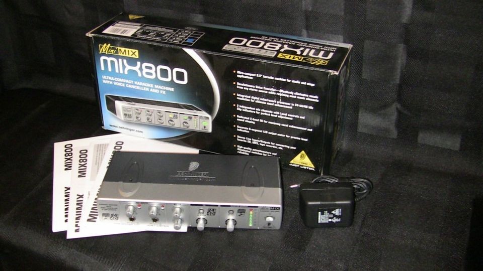 Behringer Mini Mix 800 Ultra Compact Karaoke Machine with Voice 