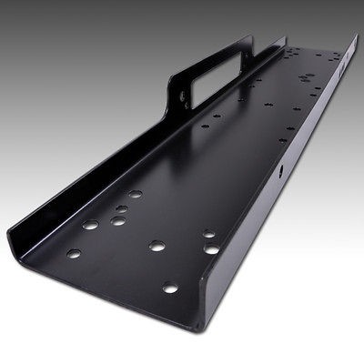 Universal Recovery 8000 12000lb Winch Mounting Plate Mount Bracket 