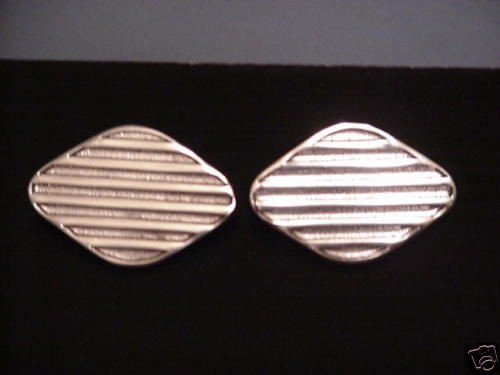 LAKE PIPE PLAIN CAPS ALUMINUM $ 30.00 A PAIR