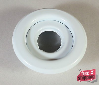 Two Piece Escutcheon   3/4 Fire Sprinkler   White