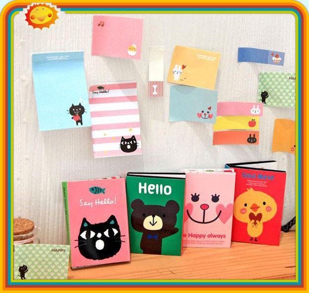 Lovely Cartoon Sticker Post It Bookmark Point It Marker Memo Flags 