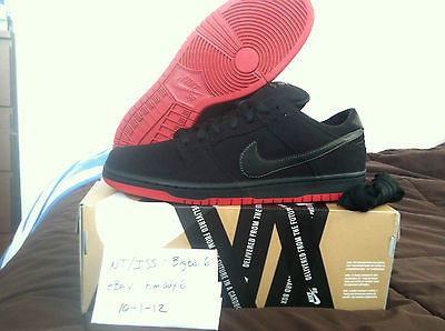 DS NIKE SB x LEVIS BLACK DUNK LOW PREMIUM Size 12 QS