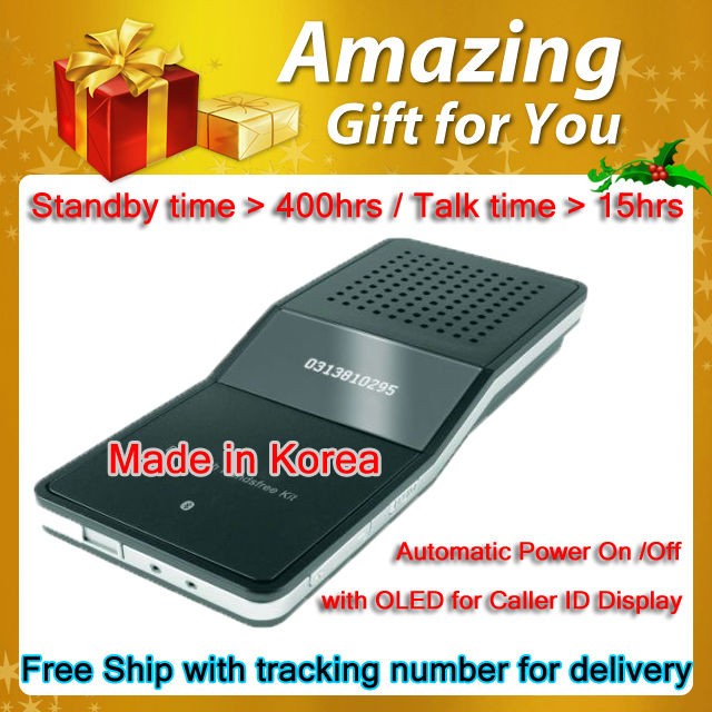 Bluetooth Wireless Handsfree Car Kit Speakerphone with Caller ID 