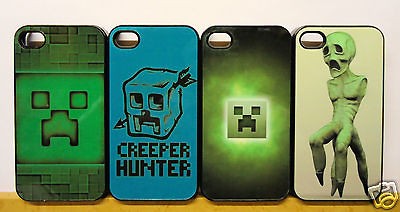 MINECRAFT CREEPER SANDBOX APPLE IPHONE 4/4S PHONE HARD CASE COVER