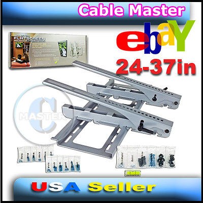 MONSTER CABLE FS M300 MT SLV SMARTVIEW TILT WALL MOUNT HD LCD LED TV 