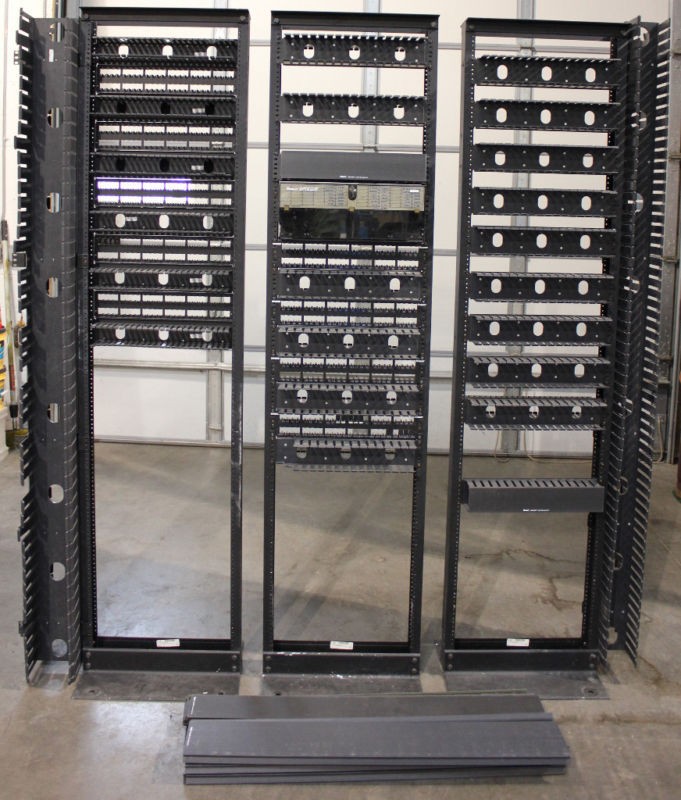 Cooper B Line network racks with Panduit components