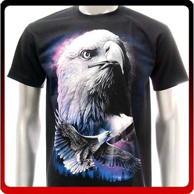 sc30 Survivor Chang T shirt Sz M Tattoo Glow in Dark Eagle Hawk Street 