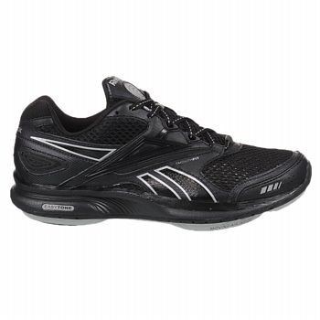 New Reebok Easytone Stride II Mens Running Blk/Slv