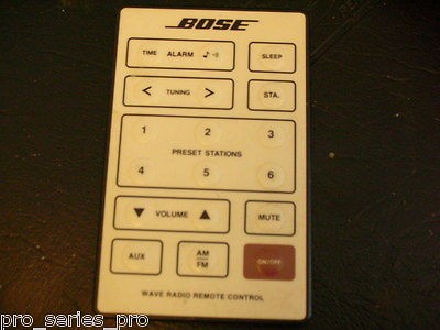 BOSE WAVE RADIO AM/FM AWR1 1W REMOTE AWR11W 26174 Remote *