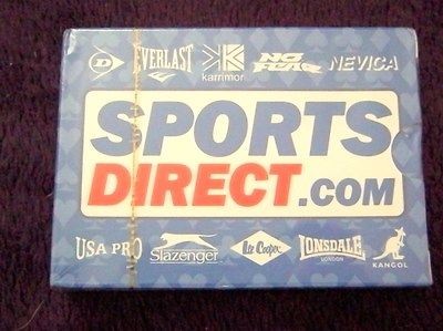 STILL SEALED** SPORTS DIRECT PLAYING CARDS   VGC