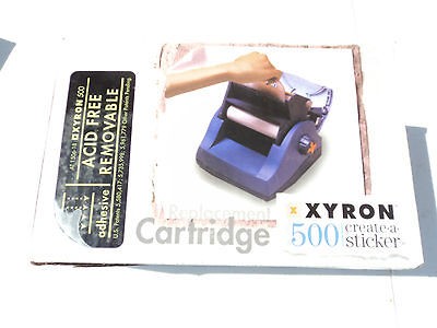 FOUR NEW Xyron 500 Replacement Cartridge Acid Free   