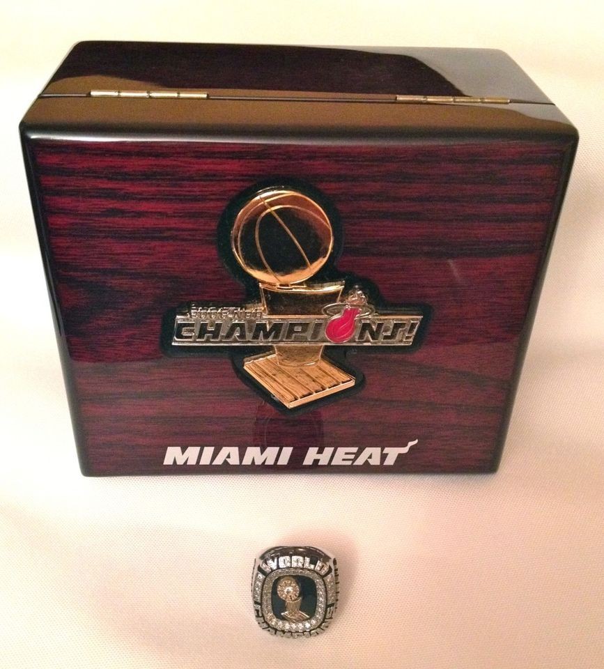 2006 MIAMI HEAT NBA WORLD CHAMPIONSHIP RING AUTHENTIC JOSTENS 10K RING 