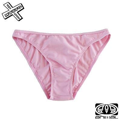 ANIMAL BIKINI BOTTOMS HIGH CUT BRIEFS PINK RRP £12 SURF BNWT + TOP 