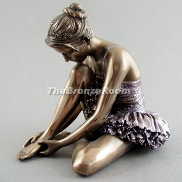 VINTAGE BALLERINA BRONZE STATUE SCULPTURE FIGURINE FIGURE DANCER