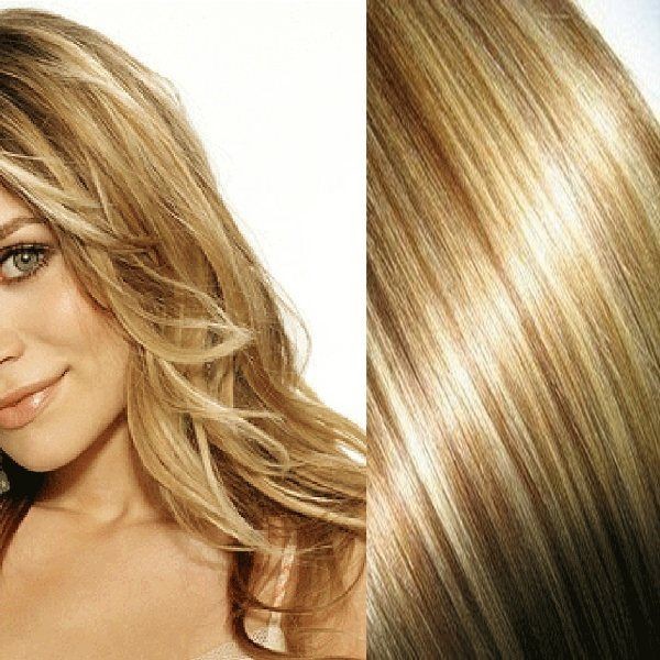 CLIP ON DELUXE SET THICK HAIR EXTENSIONS 220 GRAMS ANY LENGTH BLONDE 