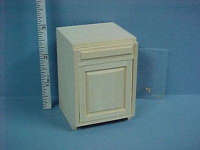 Kitchen 2 Base Cabinet   Unfinished   #14402 Dollhouse Miniature