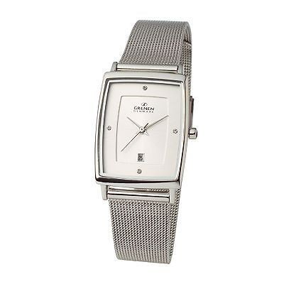 Grenen Womens Watch Steel Watch Rectangular Dial G13