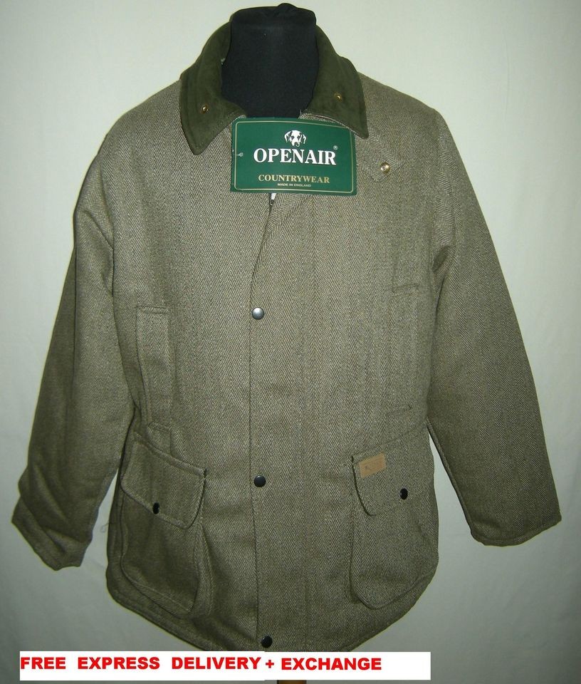 DERBY/TWEED BREATHABLE HUNTING/SHOOTING JACKET/COAT.MENS WATERPROOF