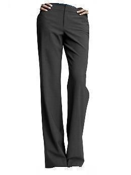 NWT GAP PREMIUM PERFECT TROUSER BLACK PANTS 4 REG