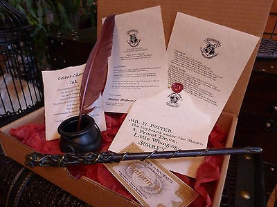    Hermione Granger Wand,cauldron,quill,ink recepie,acceptance letter