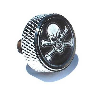   Skull Crossbone Knurled Thumb Screw Seat Bolt for 1996 up Harley