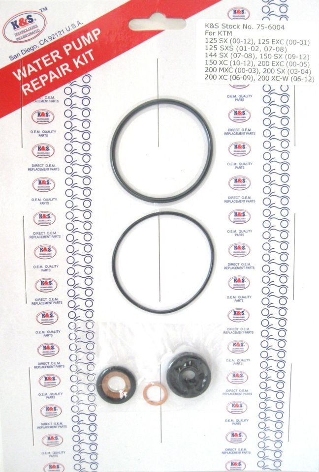 Water Pump Repair Gasket Kit KTM 150 SX 2009 2010 2011 2012