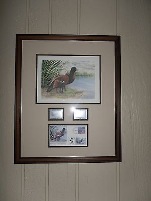 Adele Earnshaw Ducks Unlimited 1994 New Zealand First Stamp Print 