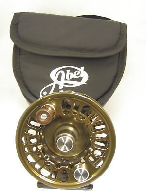 ABEL SUPER SERIES 7/8 N FLY FISHING REEL Dark Olive $100 FLY LINE