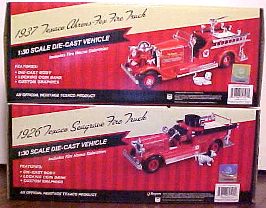 NEW 2012 TEXACO SEAGRAVE & AHRENS FIRE TRUCK #1 & #2 IN SERIES OF 6 