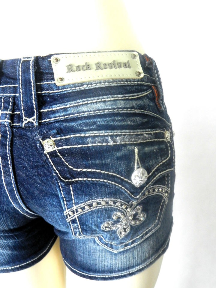 ROCK REVIVAL SASHA H13 SHORTS JEANS DENIM SHORT RJ8207H13