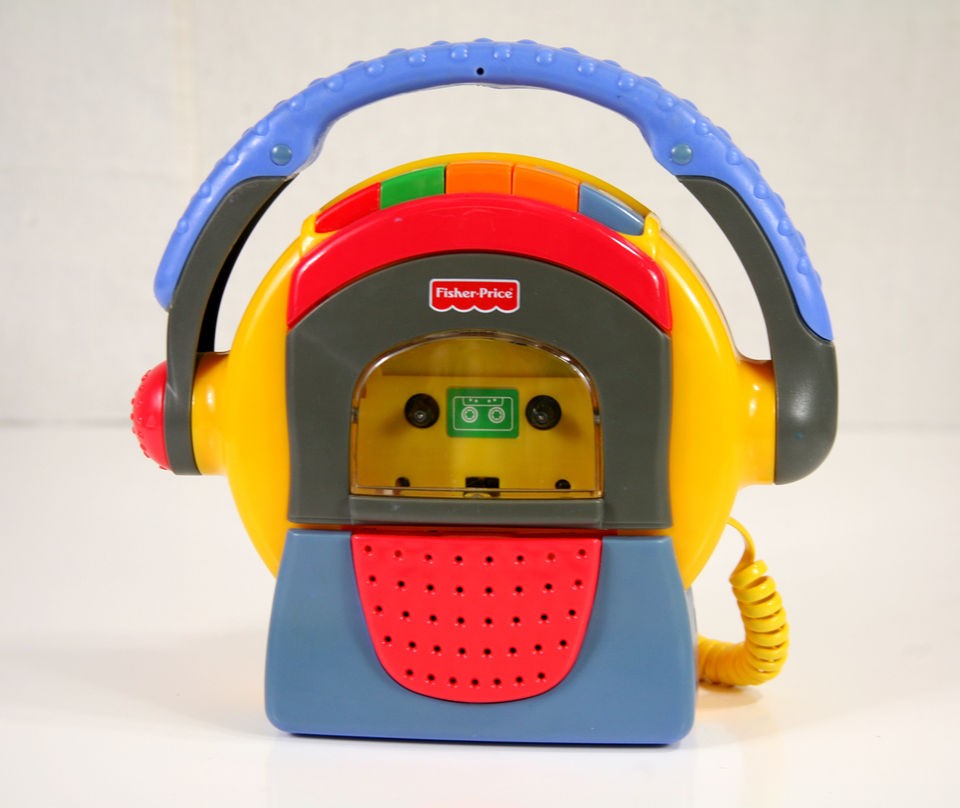 FISHER PRICE Tuff Stuff KIDS CASSETTE Tape Recorder Player Microphone