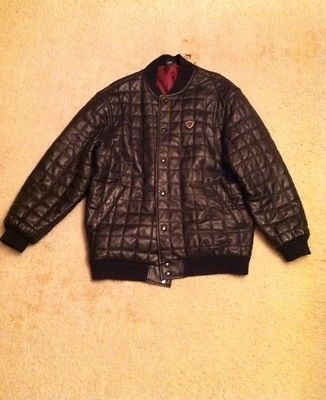 jordan leather jacket in Coats & Jackets