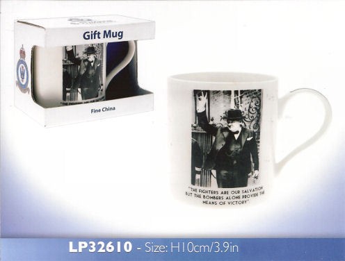 Winston Churchill China Mug Bomber Command RAF Memorial Appeal Gift 